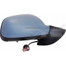 TŞT Peugeot 407 Dış Ayna Elektrikli Isıtmalı Sensörlü (Mavı Cam) Astarlı Sağ 2004- (Oem No:  8149VA)