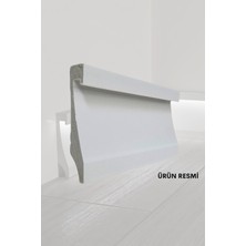 Evime Decor 11CM Ledli Süpürgelik, 1 Boy 120CM Polimer, Suya Dayanıklı, Ev Dekorasyonu