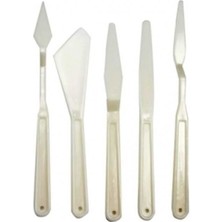 Elma Shop Luna Beyaz Spatula Seti 5 Parça