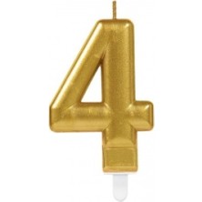 Tuncel Store 4 Rakam Mum Gold Renk