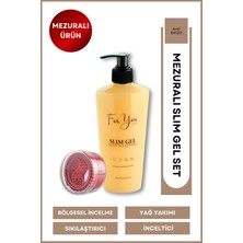For You Gold Slim Jel Inceltici , Sıkılaştırıcı, Selülit ve Çatlak Karşıtı Bakım Vücut Şekillendirici+ Mezura ile