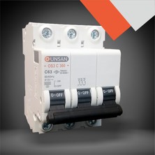 Günsan Valta 63A 3p C Tipi 6ka W Otomat (Sigorta)