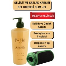 For You Gold Slim Jel Selülit Karşıtı Jel  + Termal Bel Korsesi ile Set