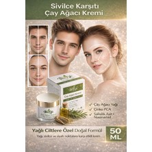 💚🌿 İlla Life Yağlı & Akneli Ciltler İçin Çay Ağacı Kremi – 50 ML ✨