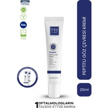 TTO Clinic Peptitli Göz Kremi - Kırışıklık ve İnce Çizgilere Karşı Nemlendirici ve Aydınlatıcı, 20 ml