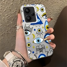 HONTINGA Xiaomi Redmi Note 13 Pro Plus 5g ile Uyumlu Kılıfı Silikon Kenar Sert Arka Düşüme Önleyici Basitlik Anti Düşme Kamera Korumali Yıldız ve Ay Desen Telefon Kılıfı Kadın ve Erkek Için Uygundur K1-0458