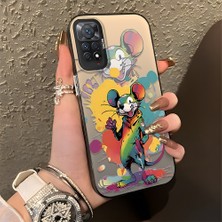 HONTINGA Xiaomi Redmi Note 11 Pro ile Uyumlu Kılıfı Silikon Kenar Sert Arka Düşüme Önleyici Basitlik Anti Düşme Kamera Korumali Manga Desen Telefon Kılıfı Kadın ve Erkek Için Uygundur K1-0517