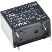 Pazarcan SJ-S-112DM 4 Pinli Elektromanyetik Güç Rölesi
