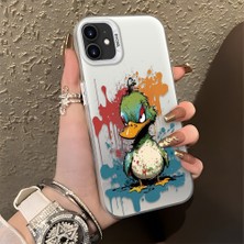 HONTINGA iPhone 12 Pro ile Uyumlu Kılıfı Silikon Kenar Sert Arka Düşüme Önleyici Basitlik Anti Düşme Kamera Korumali Manga Desen Telefon Kılıfı Kadın ve Erkek Için Uygundur K1-0517