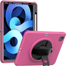 Magicool Ipad 2022 10.9 (10.nesil) Kılıf Hand Strap Tablet Kılıfı - Pembe