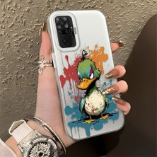 HONTINGA Xiaomi Redmi Note 10 Pro ile Uyumlu Kılıfı Silikon Kenar Sert Arka Düşüme Önleyici Basitlik Anti Düşme Kamera Korumali Manga Desen Telefon Kılıfı Kadın ve Erkek Için Uygundur K1-0517