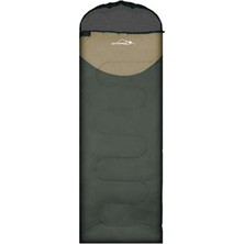 Nurgaz Campout NG-186-S Uyku Tulumu 190x30x75 Cm 170T Polyester Dış Kaplama ile Hafif ve Taşınabilir