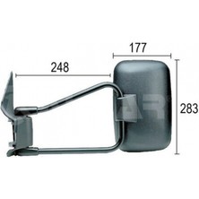 TŞT Mercedes Sprinter/wlt Dış Ayna Manuel Sol 1995-2006 (Oem No:  A9018105516)