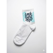 Triya Wear Studio - Desenli Soket Çorap