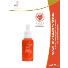 Goaje Skincare Glow Up Vitamin C+ Serum, Tüm Ciltler için Canlandırıcı %10 C Vitaminli, 30 ml