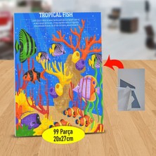 Asilmeydan Renkli Süslü Balıklar 99 Parça Puzzle Yapboz Tablo-1284-8963-1