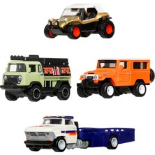 Hot Wheels® Premium Collector Setleri, 3 Araba ve 1 Tır, Sergilenmeye Uygun, JHW42