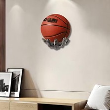 SUME Dekoratif El Şeklinde Duvara Monte Basketbol,futbol Topu Tutucu Reçine Oda Dekoru Top Saklama Için Ideal Spor Temalı Oda Dekoru