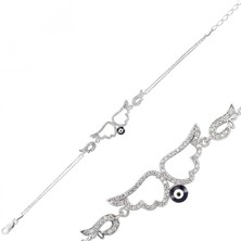 Pileli Store Pilelistore 925 Ayar Gümüş Melek Kanadı Bileklik