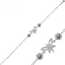 Pileli Store Pilelistore 925 Ayar Gümüş Yusufçuk Bileklik