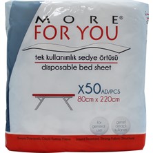 More For You Tek Kullanımlık Sedye Örtüsü 50LI