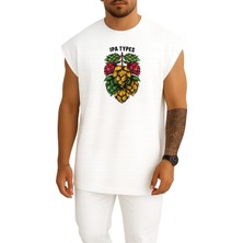 Bahriyeli Collection Oversize Ipa Types Yoğun ve Zengin Aromalı India Pale Ale Göğüs Baskılı Atlet