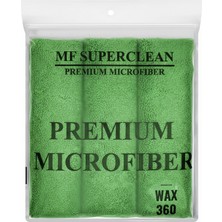MF SuperClean Superclean Mikrofiber Cila Bezi  40X40 cm  350 Gsm  - 3 lü paket -