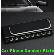 Meyzone Premium Kaydırmalı Araç Içi Telefon Numaratör Park Numarası Parkmatik Araba Numaratör