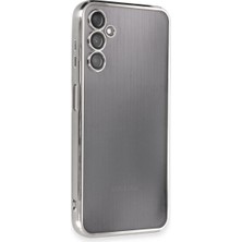 Magicool Samsung Galaxy A14 4g Kılıf Razer Lensli Silikon - Gümüş