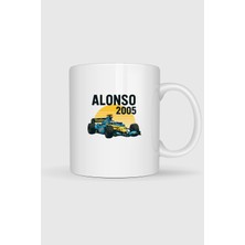 Bahriyeli Collection  Alonso 2005 F1 Renault Baskılı Kupa Bardak