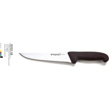 Fibrox Kaymaz Saplı Kasap Bıçağı 18 cm No.3 Hulusi - Drita Bıçak 40MM x 180MM x 3mm 10151.18 (Kırmızı Renk)