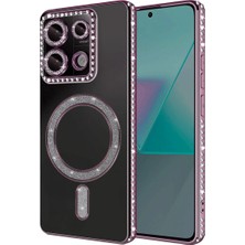 Magicool Xiaomi Redmi Note 13 Pro 4g Joke Simli Magneticsafe Kılıf - Pembe