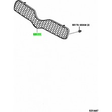 TŞT Toyota Yaris Ön Panjur Nikelaj 1999-2002 (Oem No:  5310152030)
