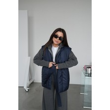 Özge Özgenç Triko Detaylı Şişme Yelek