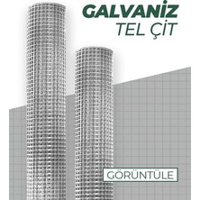 Estenet Galvaniz Puntalı Rulo Tel Çit 120 cm / 50*50MM / 1.80MM / 25 Metre