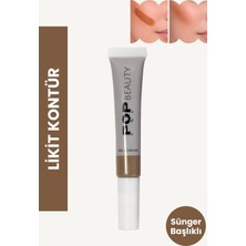 Pop Beauty Likit Kontür Sünger Başlıklı Doğal Görünüm ve Yüksek Pigmentasyon