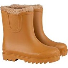 Igor W10290 Tokio Borreguito Kürklü Yağmur Çizmesi Karamel Su Geçirmez Erkek Çocuk İçin