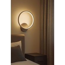 Aura Aplik Kahverengi Modern Tasarım - Hol - Banyo - Mutfak - Salon-Yatak Odası Gün Işığı LED Aplik