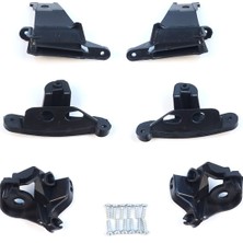 Bross Otomotiv Peugeot 308 Mk1 Hb Sw cc Rcz 408 T7 6212E3 6212E4 Için Sağ Sol Ön Far Ayak Tamir Seti