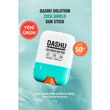 Cica Içerikli, Pratik, Stick Güneş Koruyucu Dashu Solution Cica Shield Sun Stick Spf 50+ Pa++++