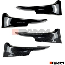 Ramm Bmw E92 E93 Lcı M-Tech Ön Tampon Flap Seti  Parlak Karbon