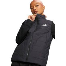 Puma Ess Padded Vest Kadın Yelek S Dik Yaka Modern Tasarım Su Geçirmez Siyah Renk 84894101
