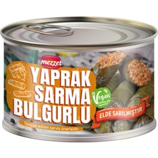 Mezzet Acılı Bulgurlu Yaprak Sarma 400 G - El Yapımı Koruyucusuz Vegan Sarma