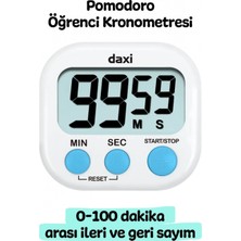 Supertrend Dijital Zamanlayıcı Geri Sayım Özellikli Alarmlı Kronometre Beyaz