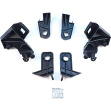 Bross Otomotiv Fiat Doblo Mk2 263 2010-2014 Makyajsız Kasa 51810671 51810672 Için Sağ Sol Ön Far Ayak Tamir Seti