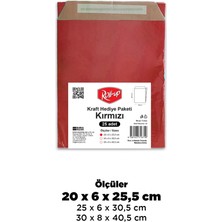 Supertrend Kraft Hediye Paketi Kırmızı 20X6X25,5X4,5 25LI