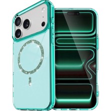 Eco Port Apple Iphone 17 Pro Live Diamond Magsafe Kapak - Yeşil
