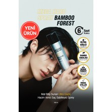 Mat Bitişli Hacim Sunan Ultra Güçlü Saç Sabitleyici Sprey Dashu Formen Bamboo Forest Mega Hard Spray