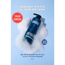 Saç Yüz Vücut Için Hepsi Bir Arada Nemlendirici Duş Jeli Dashu Daily Vita-Flex All In One Body Wash
