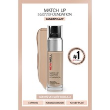 New Well Match Up Matte Foundation Golden Clay 03 34 gr